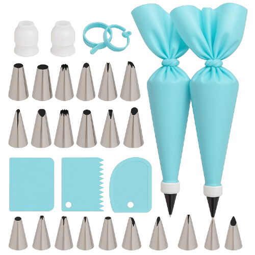 🎂 Best Piping Bags and Tips Set – Reusable Cake Decorating Supplies (USA)